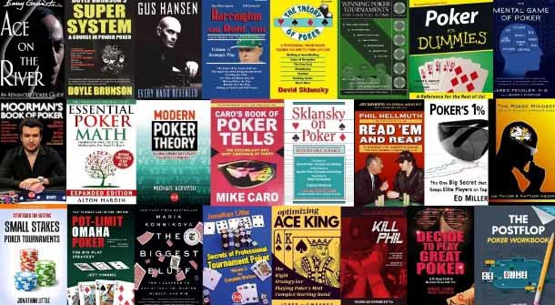 Study poker by using poker books